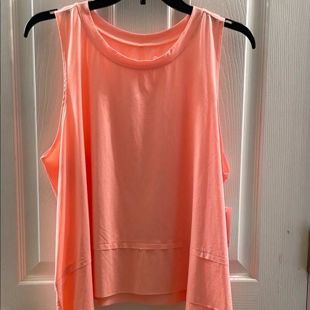 SO Orange Boxy Tank Top Sleeveless